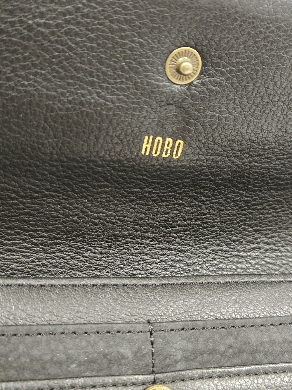 HOBO Black Leather Wristlet Clutch - Picture 8 of 15